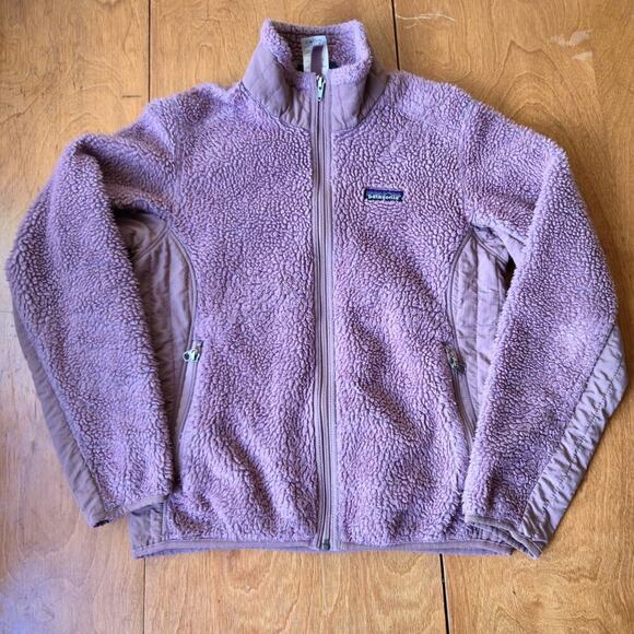 Patagonia Womens 2009 Retro-X Deep Pile Full Zip Jacket Purple Size S 23071F9 - Picture 1 of 11